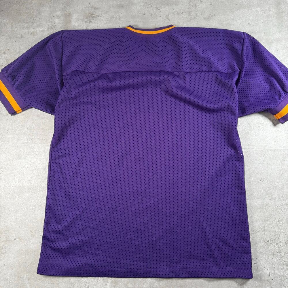 vintage los angeles lakers mesh jersey shirt logo 7 size large made in usa - Picture 5 of 5